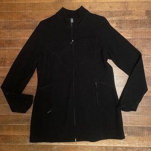 Ibex Midlength Shak Jacket~Black~Size Large~ Great condition!